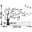 Samolepka na stenu - Strom spomienok XXL