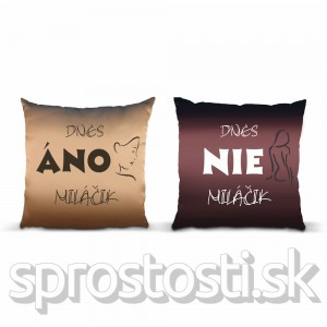 Povlak na vankúš - ÁNO/NIE