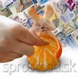Pokladnička ošúpaný pomaranč