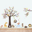 Samolepka na stenu - Zábavný strom
